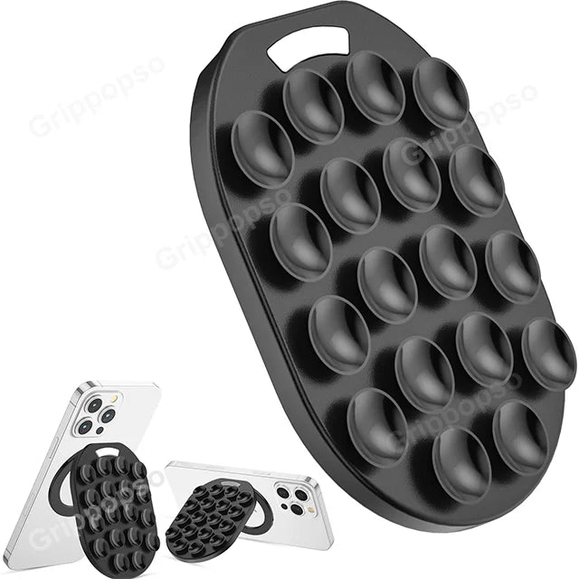 MagSafe Silicone Suction Cup Phone Grip Stand for iPhone Samsung Cellphones