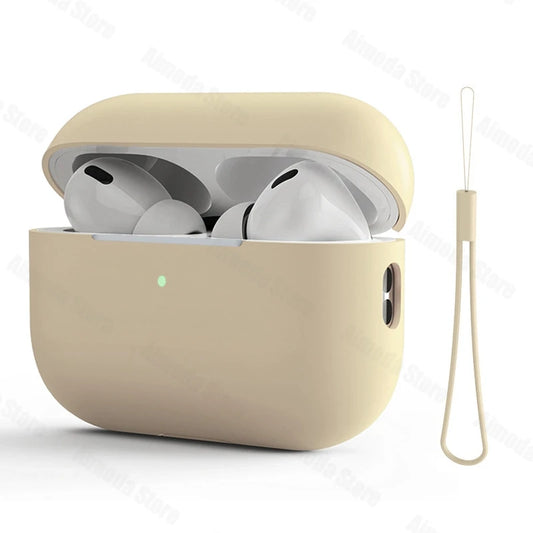 Liquid Silicone Case for AirPods Pro 2/3 – Soft Protective Earphone Cover
