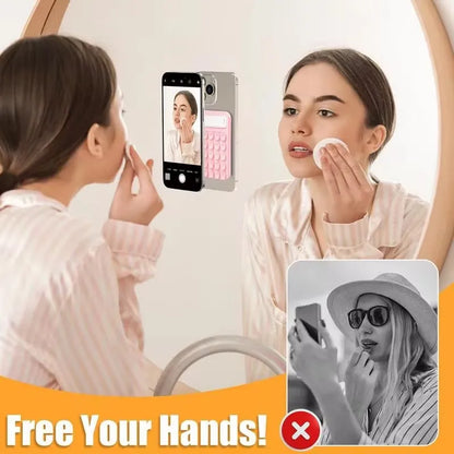 Silicone Suction Cup Phone Mount for MagSafe iPhone Strong Grip Hands-Free