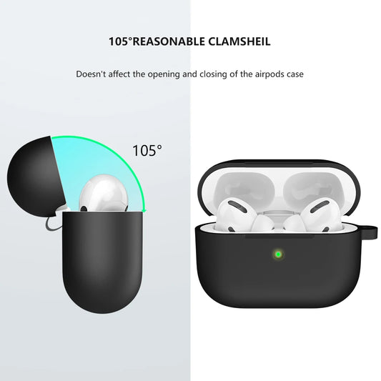Silicone Protective Case For AirPods Pro Wireless Bluetooth Earphone Cover