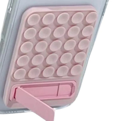 Silicone Suction Mirror/Shower Phone Holder Foldable Mount for Selfies & Videos