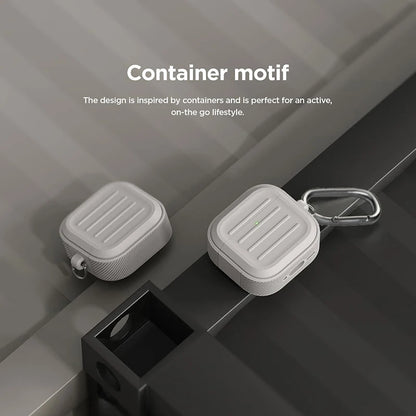 Soft Silicone Case for AirPods Pro 1/2 with Key Buckle Protective Cover