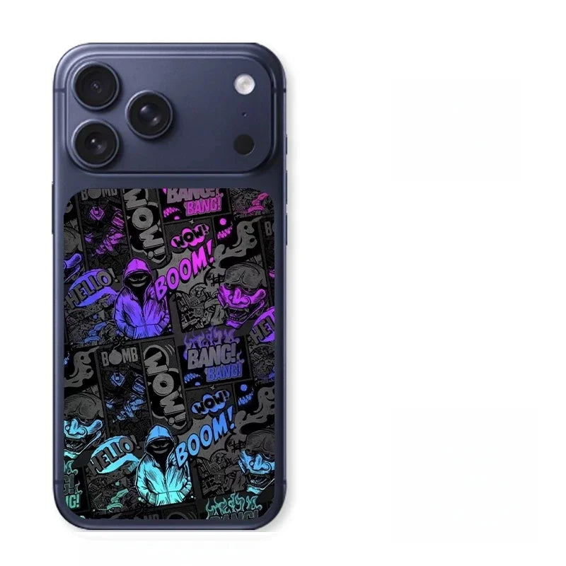 3D Colorful Protective Decal Skin for iPhone 17 Pro Max Back Cover