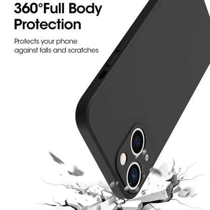 Liquid Silicone Case for iPhone X–16 Pro Max – Soft Bumper Cover