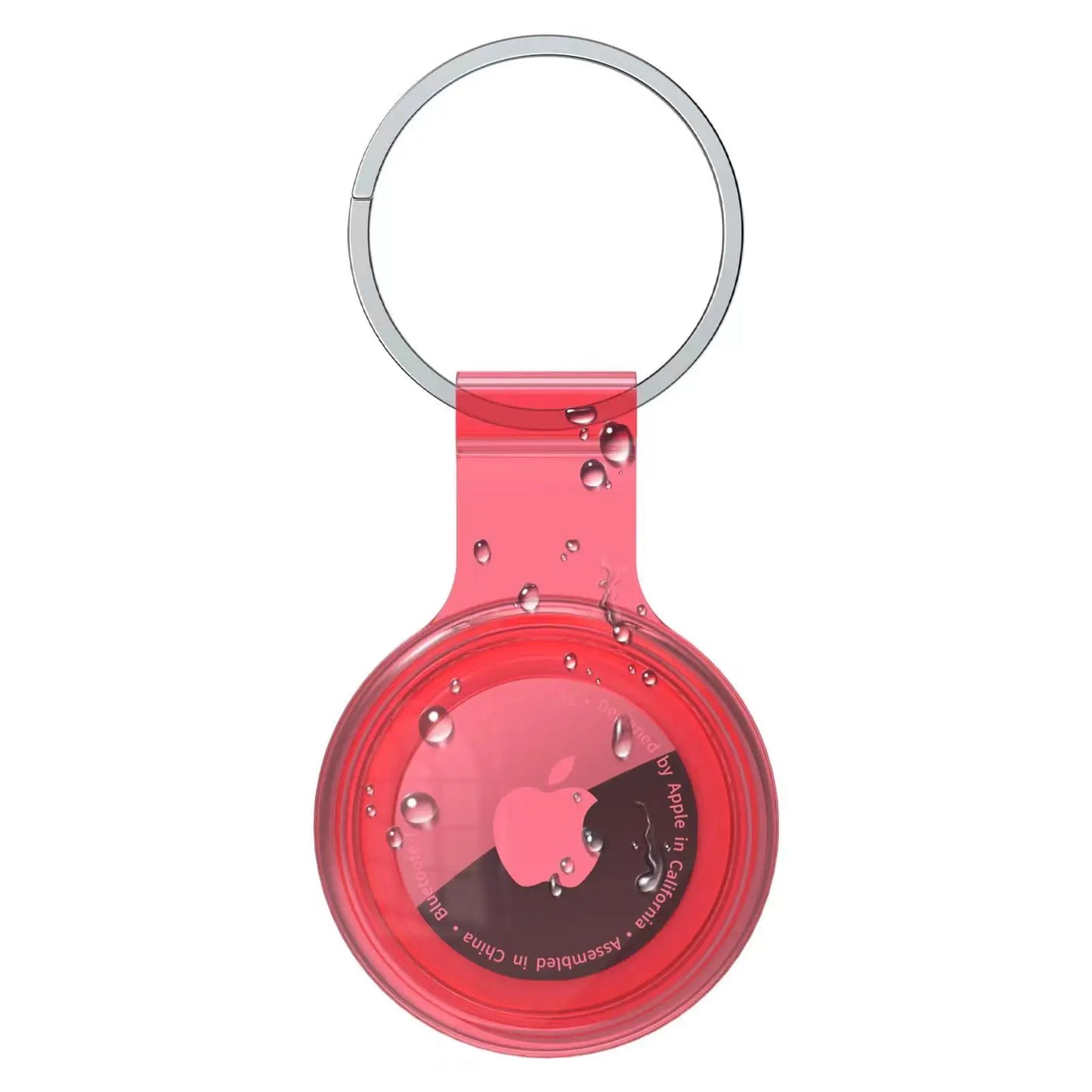 Waterproof AirTag Key Ring Holder, Fully Sealed Compatible with Apple AirTag, Colored