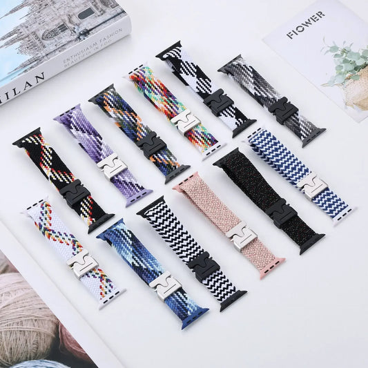 Braided Magnetic Band for Apple Watch 44mm–49mm Ultra 2/Series 10–6/SE