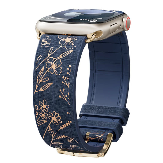 Silicone Strap for Apple Watch 49/45/44/41/40mm – iWatch Band Series 9–3 SE
