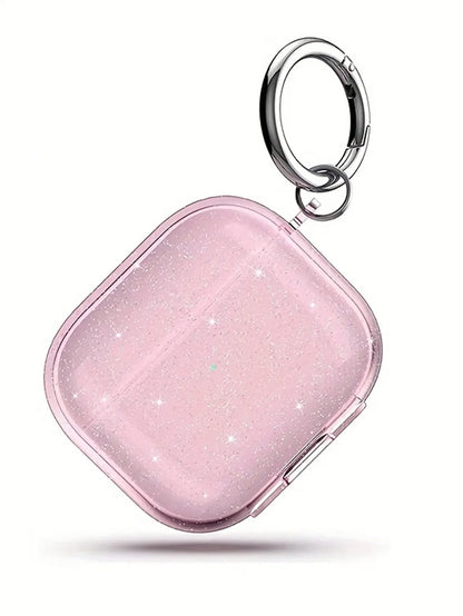 Clear Glitter Case for AirPods 1–4 & Pro 2 with Cleaning Kit