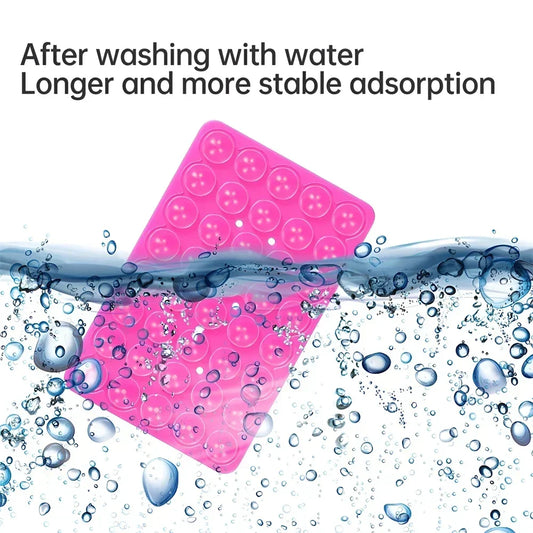 Hands-Free Double-Sided Silicone Suction Phone Holder Stand Universal