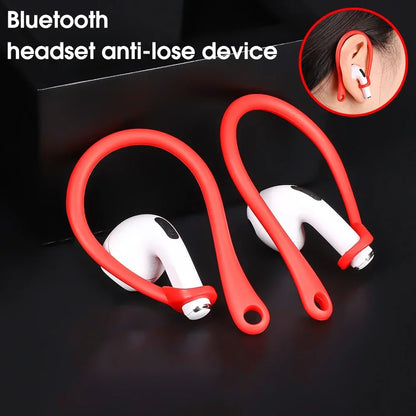 Silicone Anti-Lost Ear Hooks for AirPods Pro & 3, Bluetooth Earphone Holder, Sports Use