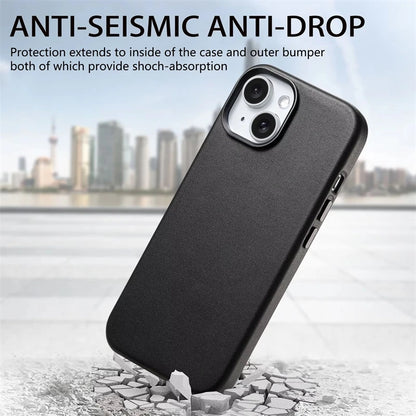 Magnetic MagSafe Leather Case for iPhone 14/13 Pro Max/Plus