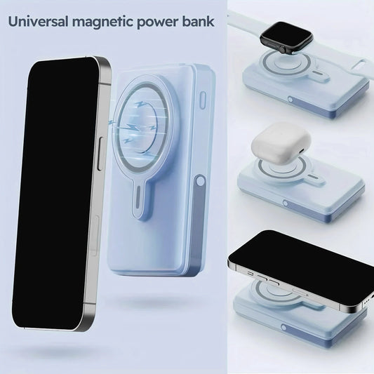 Magnetic 20000mAh Power Bank | 3-in-1 Fast Charging with Stand & LED Display