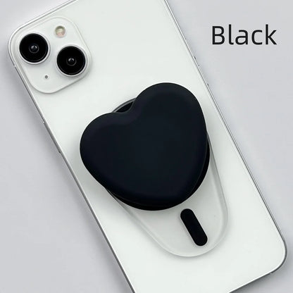 MagSafe Silicone Heart Oval GripTok Phone Finger Grip Holder for Magnetic Support