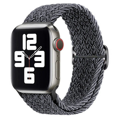 Braided Solo Loop for Apple Watch Ultra & Series 10–3 SE Elastic Band