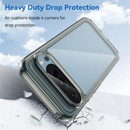 Fashion Transparent Acrylic Case for Google Pixel 9–7 Pro & 10 Pro XL – Shockproof
