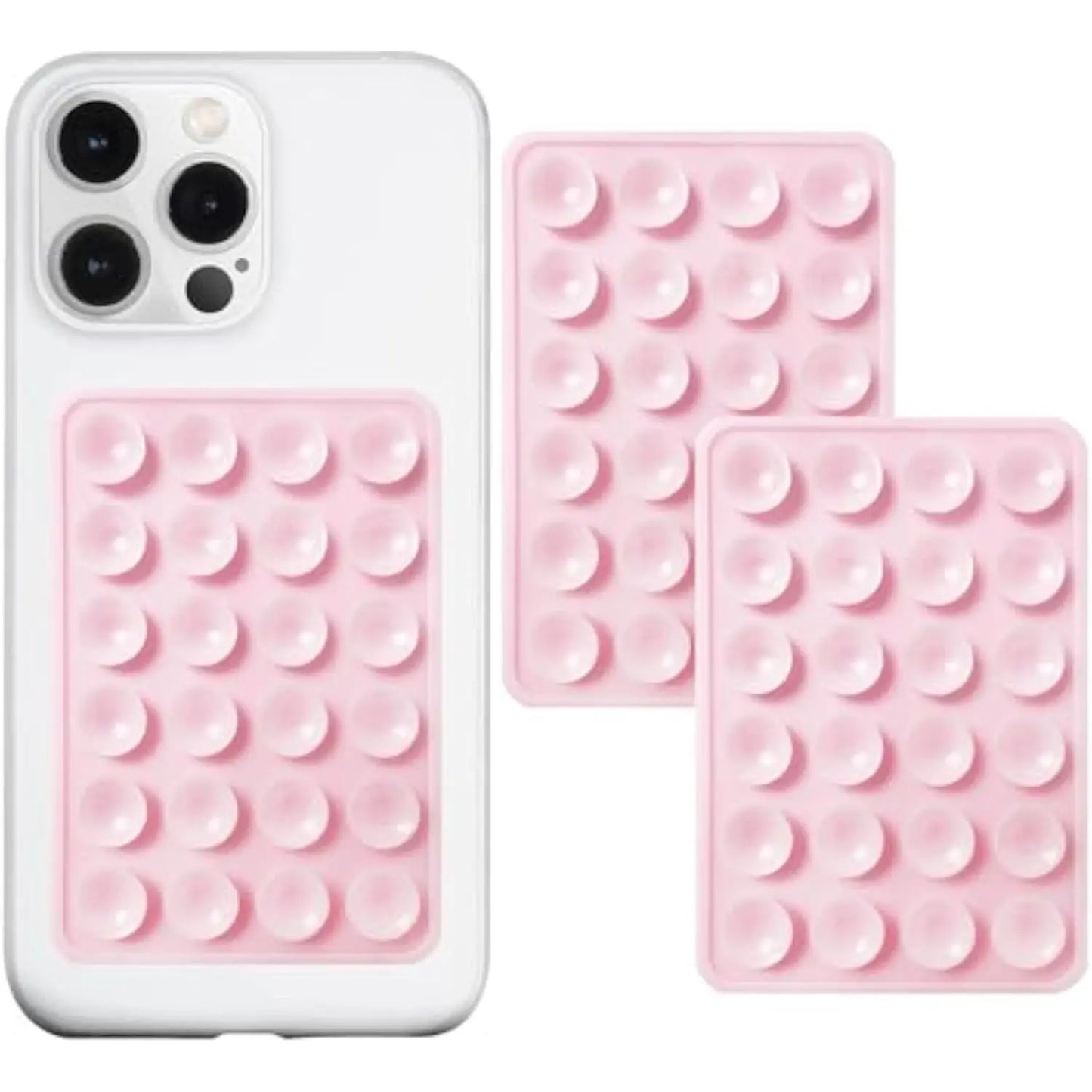 Eayburst Silicone Suction Phone Case Mount – 2-Pack Non-Slip Sticky Grip Holder