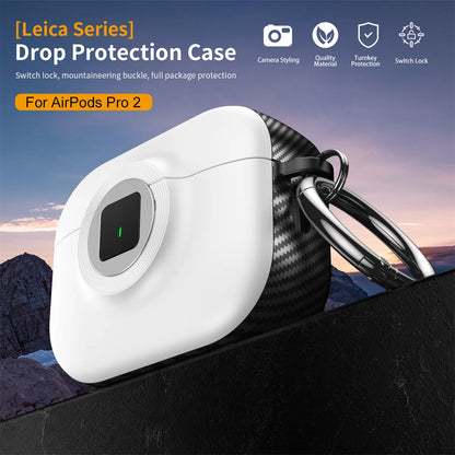 New 2024 AirPods 4th Gen Case with Lock Protective Cover Shockproof Shell for Apple