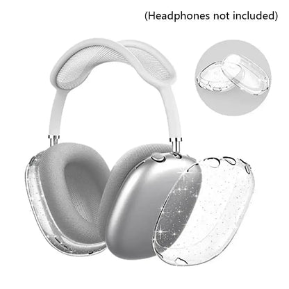 3D Transparent Anti-Scratch Case for AirPods Max - Soft Protective Cover