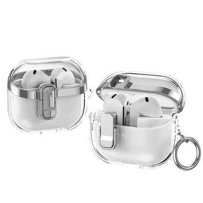 Transparent Lock Case for Samsung Galaxy Buds 3/3 Pro – Anti-Fall Protective Cover