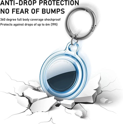 Waterproof Soft Keychain Holder Case for Apple AirTag – Anti-Lost Pet Cover