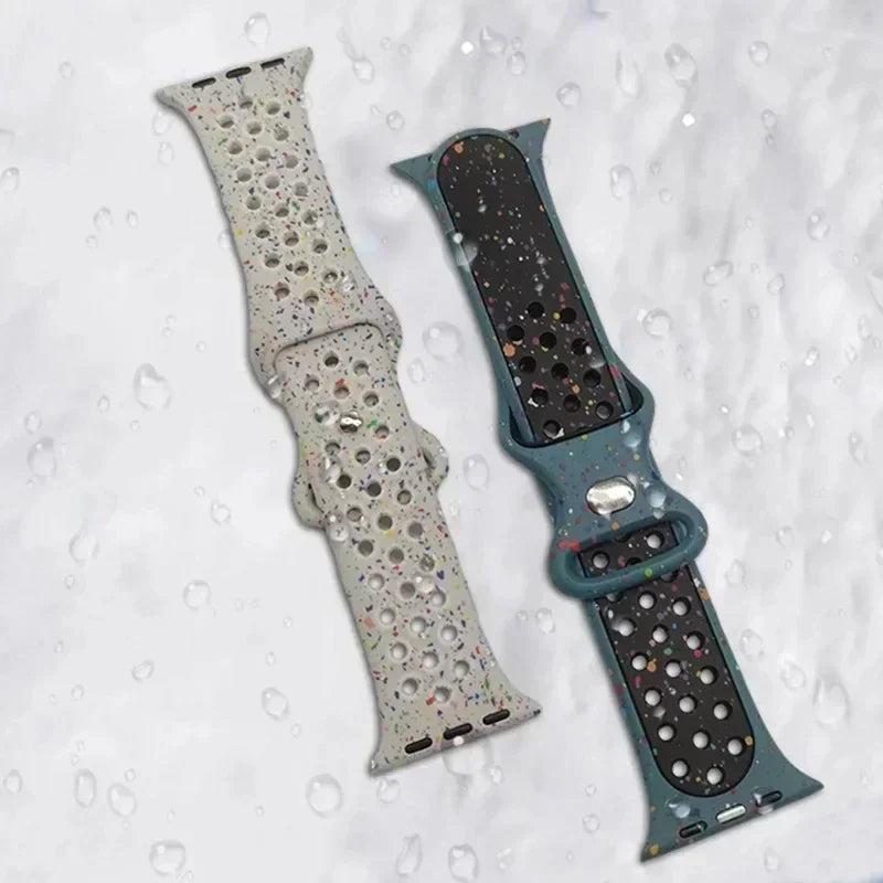 Silicone Sports Strap for Apple Watch Ultra 2 & Series 9–2, 41–49mm Rubber Band