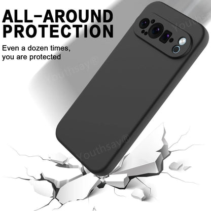 Liquid Silicone Case for Google Pixel 9 Pro/8/7/6A Soft Protective Cover