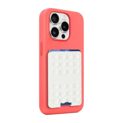 2-in-1 Silicone Phone Card Holder & Suction Mount | Strong Adhesive Wallet