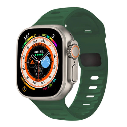 Sport Silicone Strap for Apple Watch Ultra 3/2 and Series 11–6, SE3 (49–40mm)