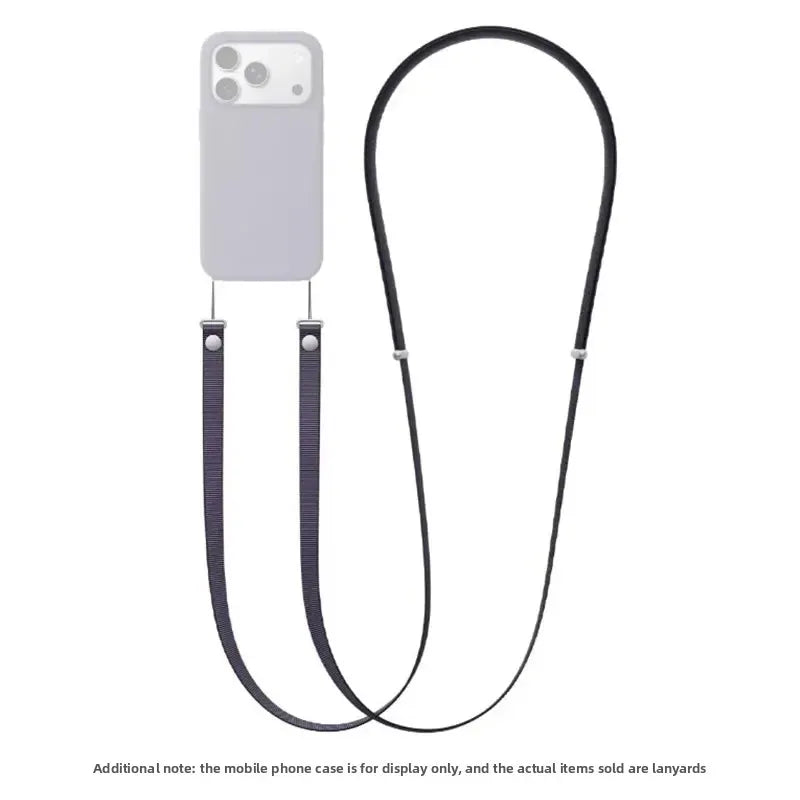 High-End Magnetic Woven Strap for iPhone 17 Series | Crossbody Anti-Loss Lanyard