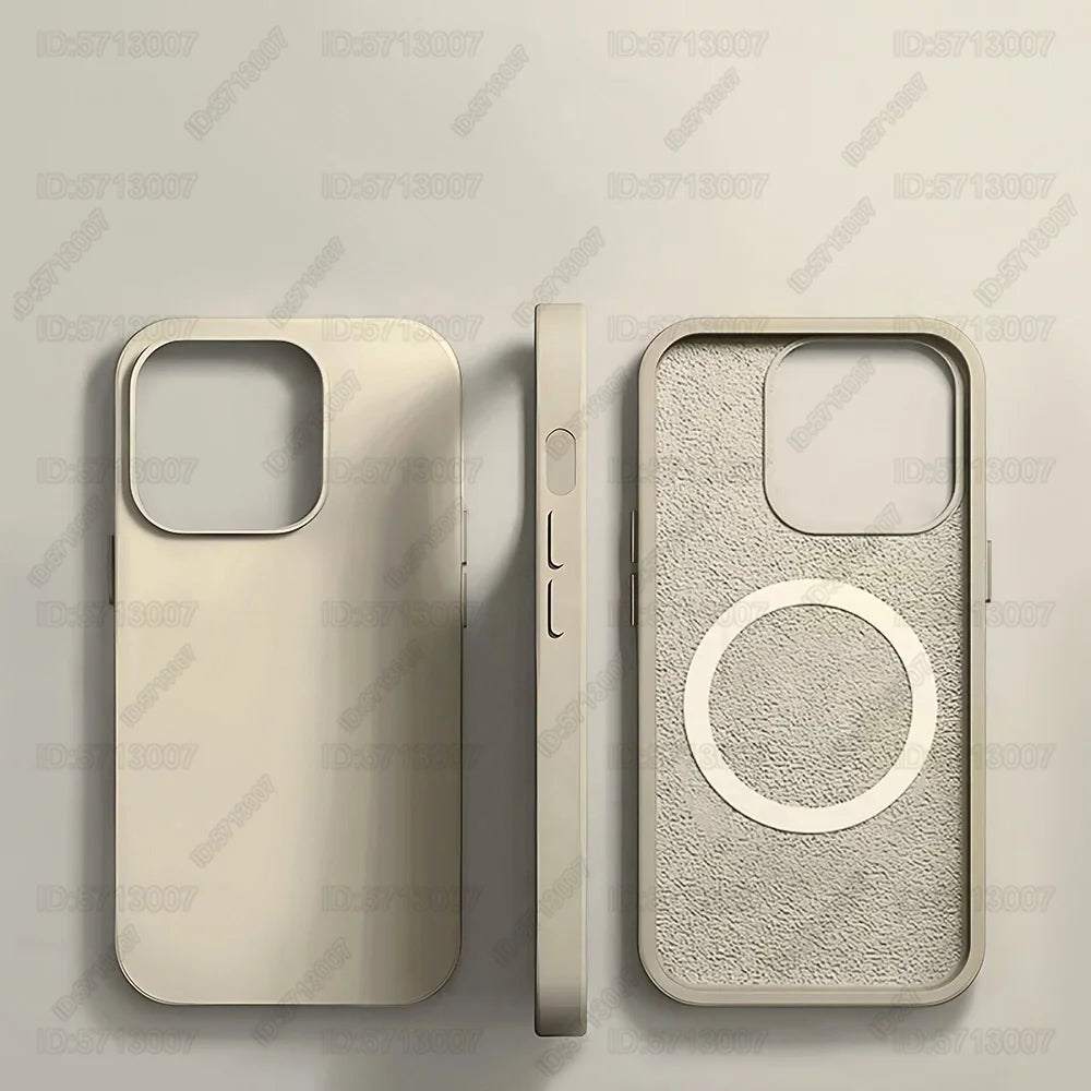 Magnetic Liquid Silicone Case for iPhone 13/12 Pro Max & 13 Plus