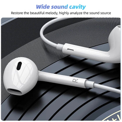 Type-C Wired Earphones with Mic | In-Ear USB-C Headphones for iPhone 15 & Android
