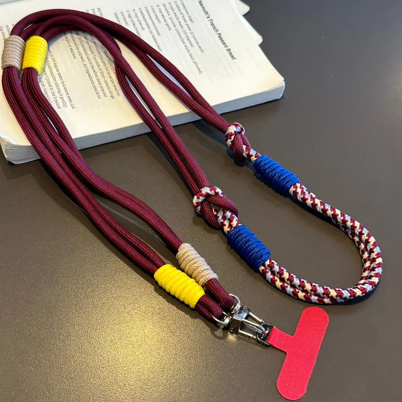 Fashion Knotted Phone Lanyard | Long Crossbody Universal Strap for Cases & Bags