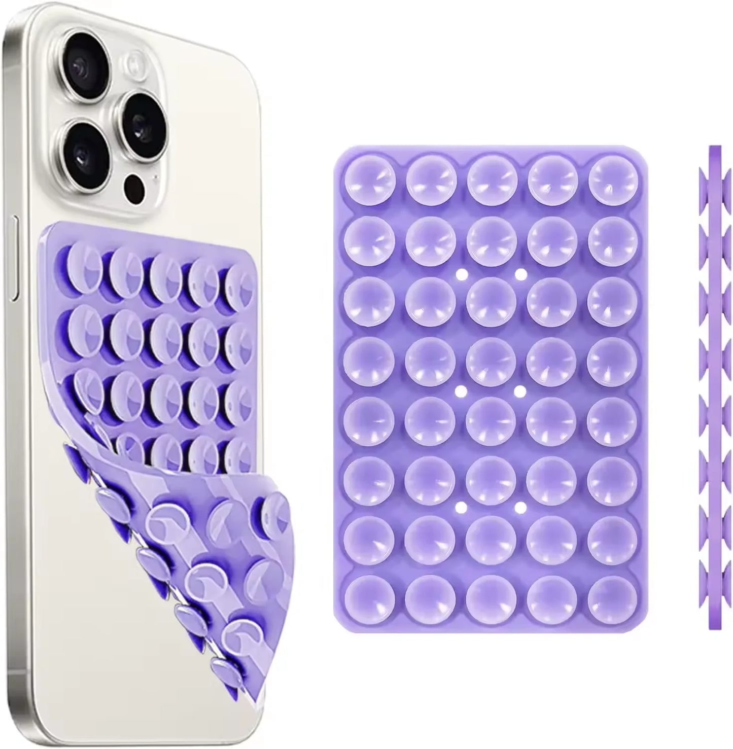 Double-Sided Suction Phone Case Mount Hands-Free Holder for iPhone/Android