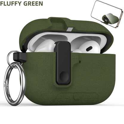 Shockproof Case with Phone Holder for AirPods Pro 3 | Lock & Keychain Cover