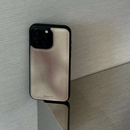 Retro Brown Gradient Leather Shockproof Case for iPhone 11–16 Pro Max