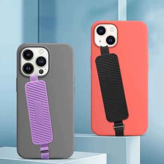 Portable Silicone Phone Strap – Colorful Elastic Hand Band and Soft Finger Grip