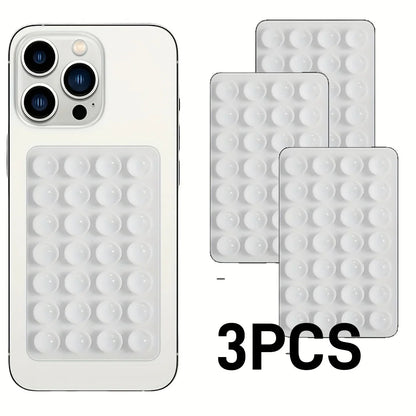 Double-Sided Silicone Suction Phone Holder – Hands-Free Universal Mount