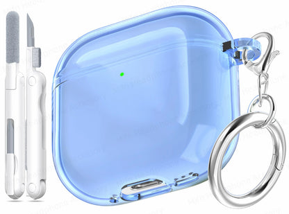 Electroplated Transparent Case for AirPods 4 – Shockproof Protective Cover