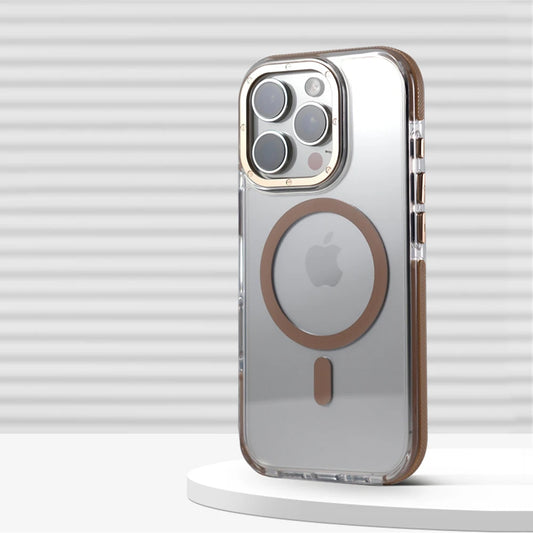Magnetic Clear Armor Case for iPhone 16 15 Pro Max Plus – MagSafe