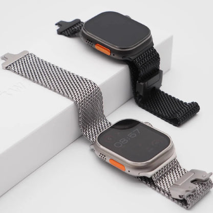 Milanese Loop Titanium Strap for Apple Watch Ultra 2 and Series 11–4, SE (49–40mm)