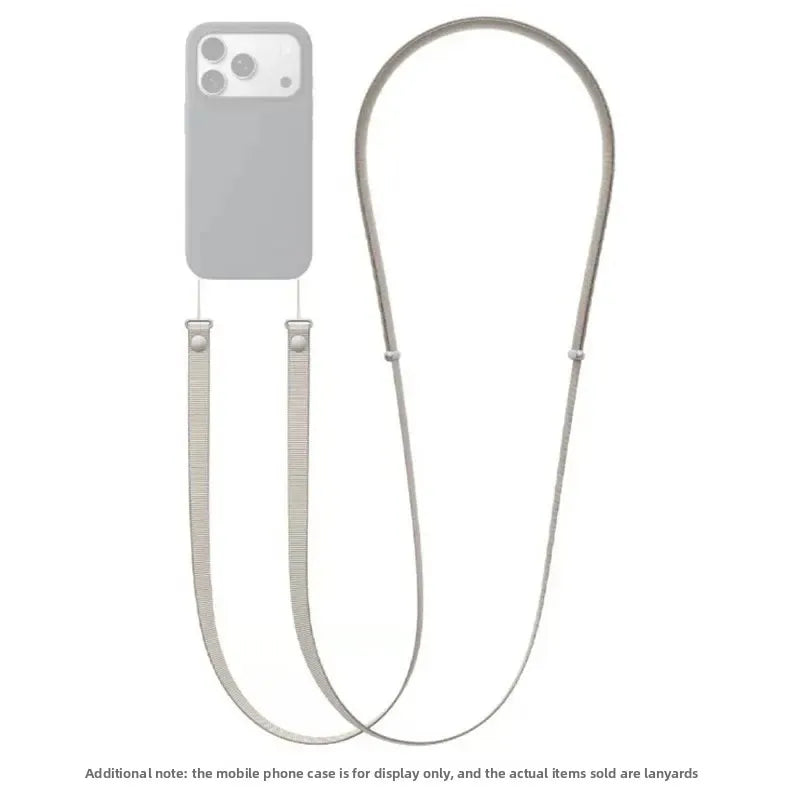 High-End Magnetic Woven Strap for iPhone 17 Series | Crossbody Anti-Loss Lanyard