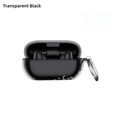 Transparent Protective Case with Keyring for Beats Solo Buds Earbuds 2024