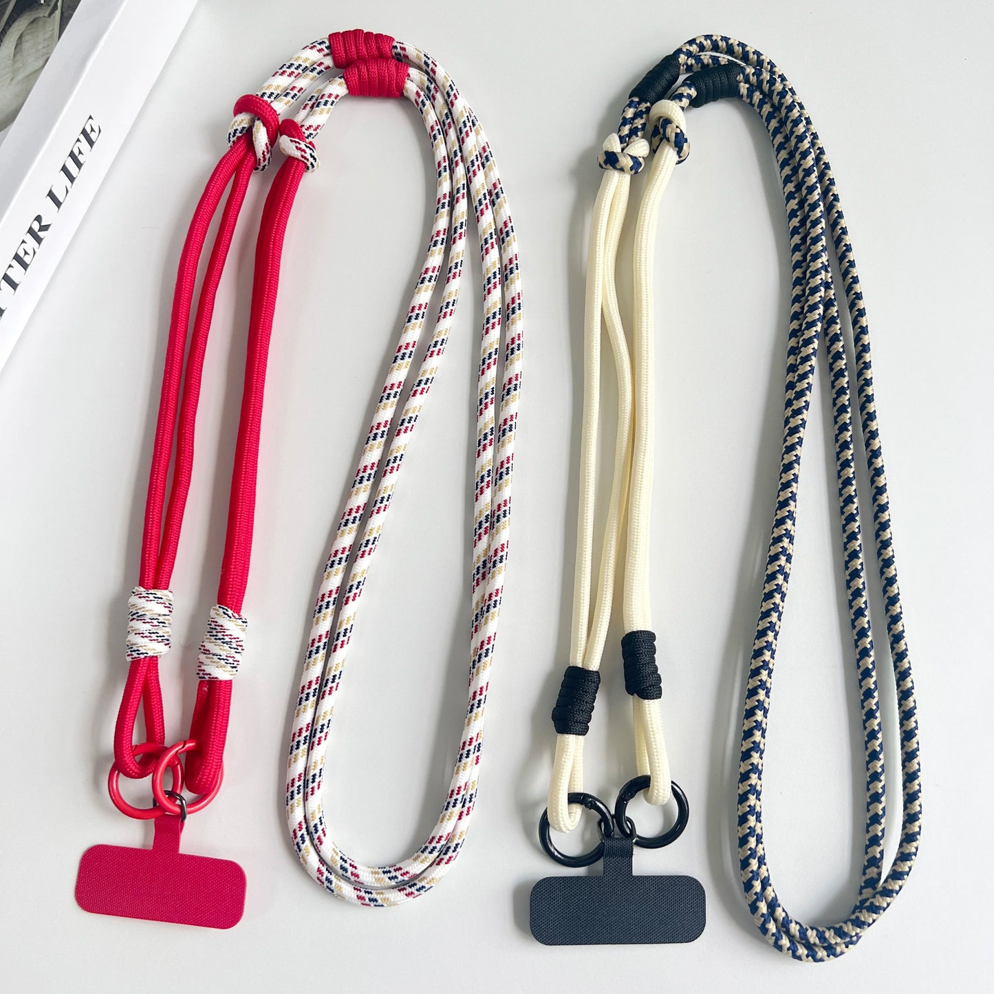 Personalized Double Color Universal Phone Lanyard Shoulder Strap Safety Rope