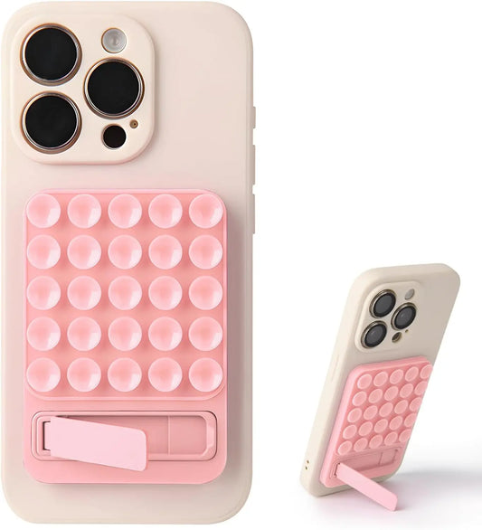 Foldable Silicone Suction Phone Holder for Mirror & Shower