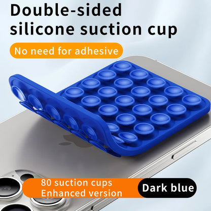 Double-Sided Silicone Suction Pad for Phones – Adhesive Rubber Mount