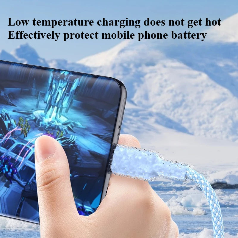 PD60W Type-C to Type-C Fast Charging Cable For iPhone Samsung Xiaomi iPad