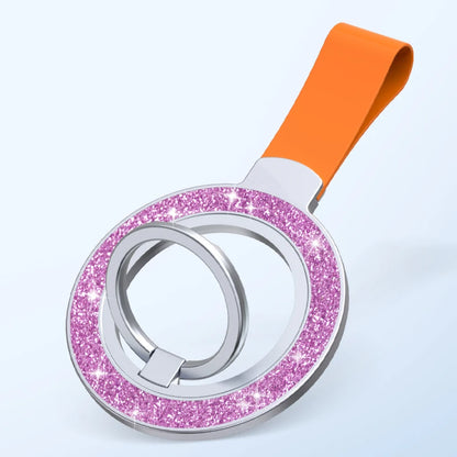 Glitter MagSafe Phone Holder for iPhone 12–16 – Ring & Stand Mount