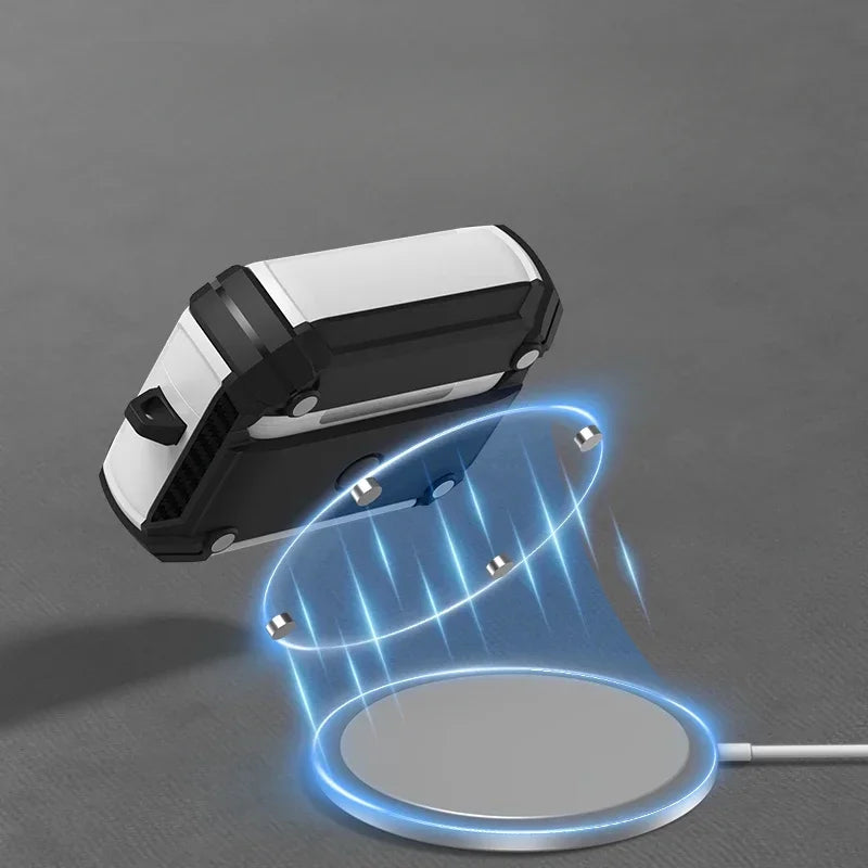 Security Lock Shockproof Cover for AirPods Pro 2 & 3, 2nd Gen 2023 Protective Case