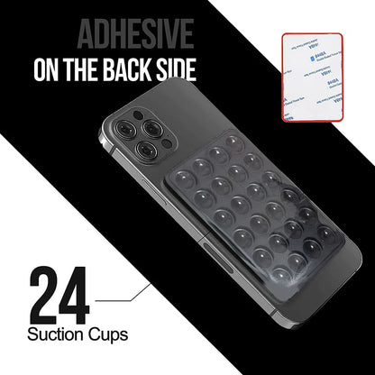 Silicone Suction Pad for Mobile Phone Fixture Adhesive Rubber Backed Sucker