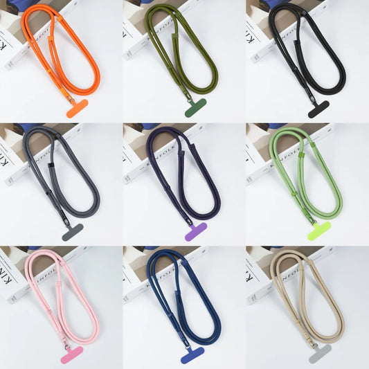 Universal Adjustable Phone Lanyard – Colorful Detachable Anti-Lost Neck Strap